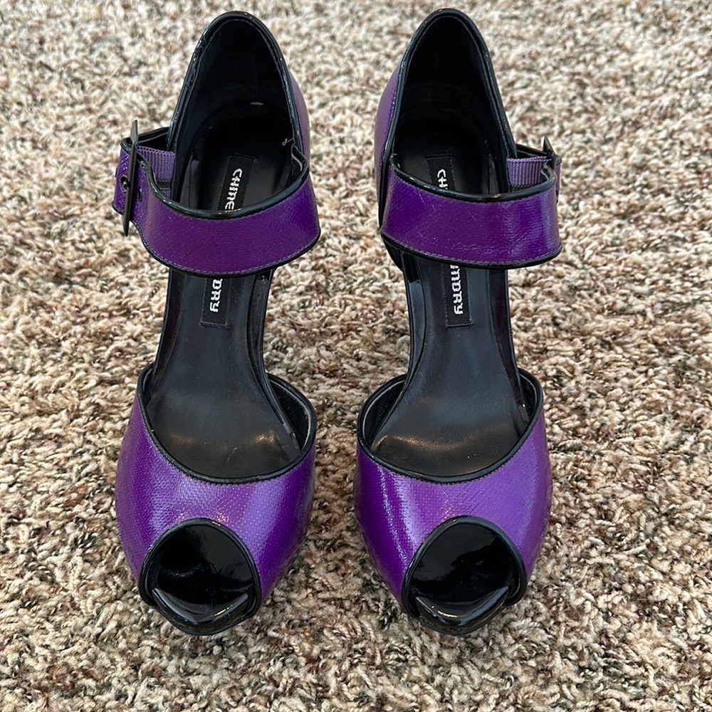 Chinese Laundry Purple Heels.